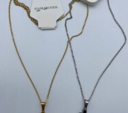 Ατσάλινοι σταυροί μπλέ και μαύρο χρώμα τιμή 14 ευρώ