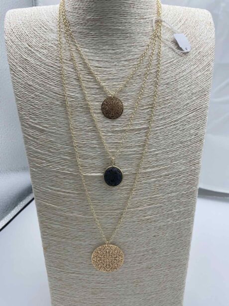 Τριπλό κολίε copper τιμή 14 ευρώ